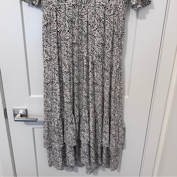 Ba&sh Patterned Midi V- Neck Dress Size Large Women’s - Picture 5 of 15